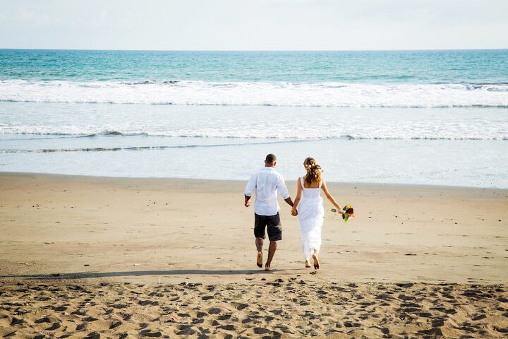 A beach wedding in Costa Rica